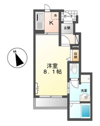 テレザート北山の物件間取画像